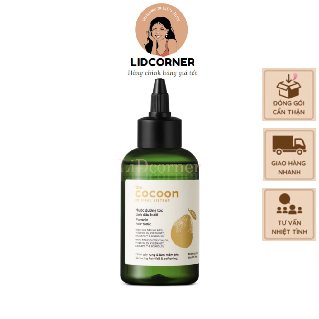 Nước dưỡng tóc tinh dầu bưởi Cocoon 140ml