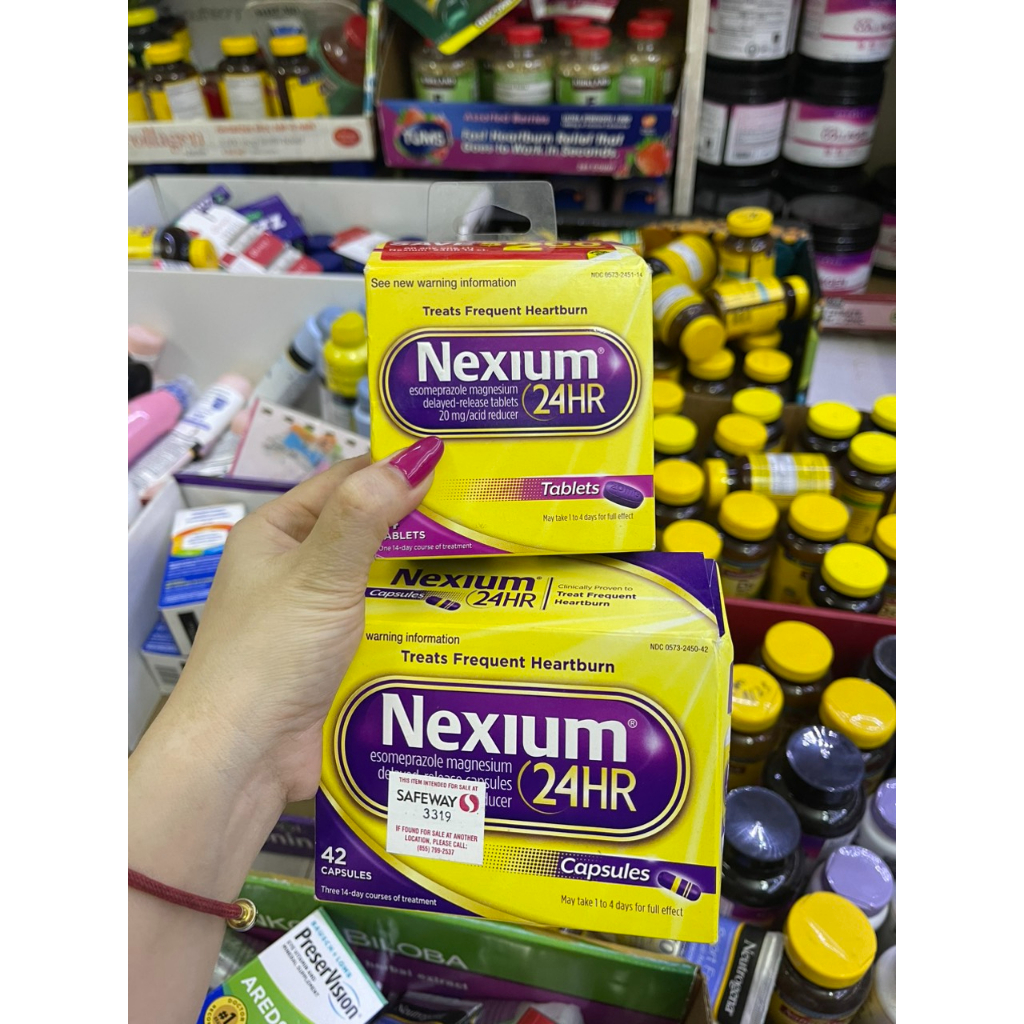 Viên uống hỗ trợ dạ dày Nexium 24hr
