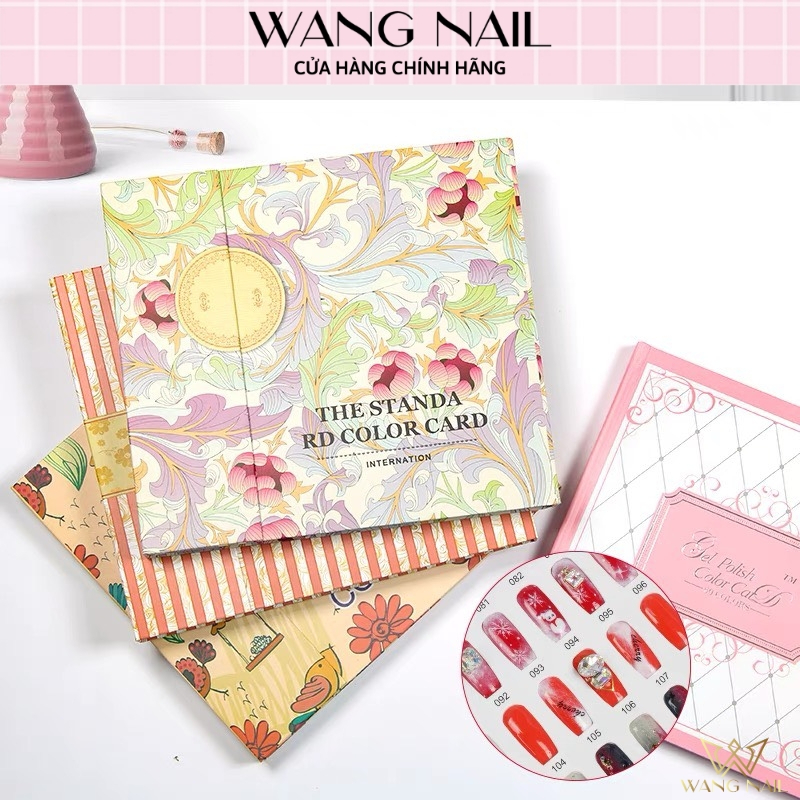 Sổ gắn móng mẫu nail 120 ô