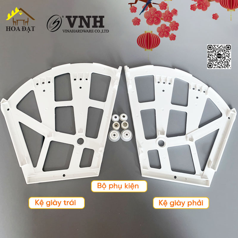 Bản Lề Tủ Giày Thông Minh 3 Tầng - Đầy Đủ Phụ Kiện Lắp Ráp