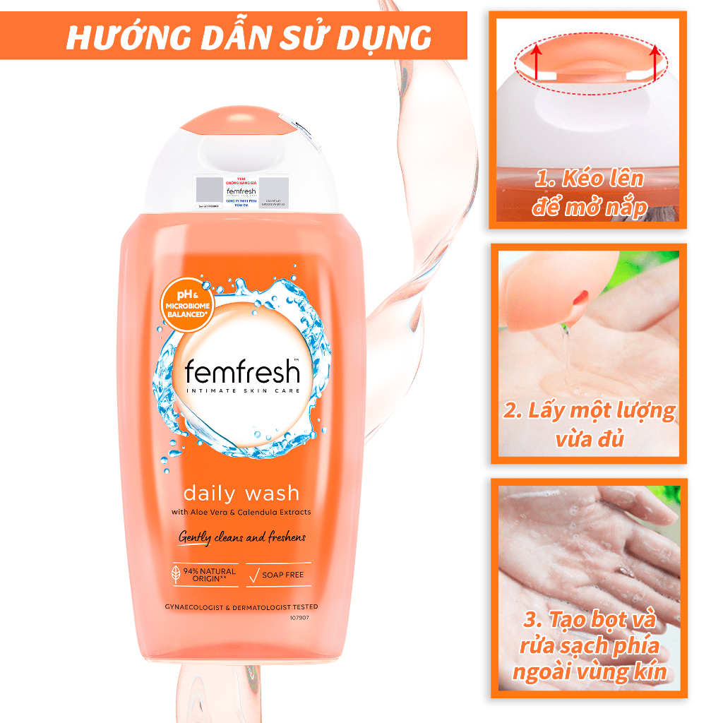 [MUA 2 TẶNG 1] Dung Dịch Vệ Sinh Phụ Nữ Femfresh 250ml TẶNG 1 Phần Quà Đặc Biệt