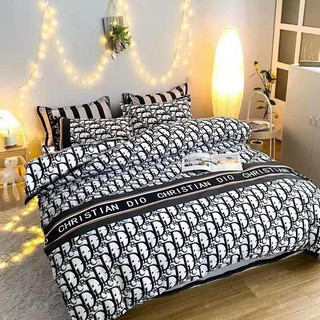 Trọn bộ 5 món Vỏ Chăn Ga Gối Coton poly cao cấp ( không kèm ruột )