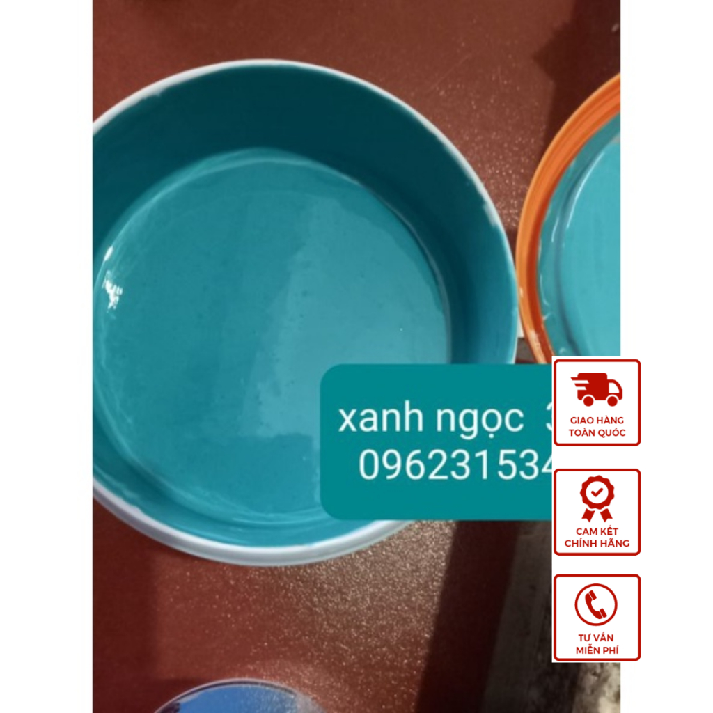 sơn chậu cảnh màu xanh ngọc 37 hộp 1lit