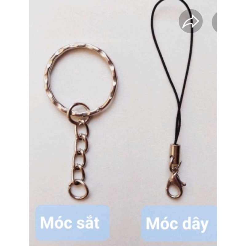 Móc khóa gấu răng móc len mini - Amigurumi tooth beary