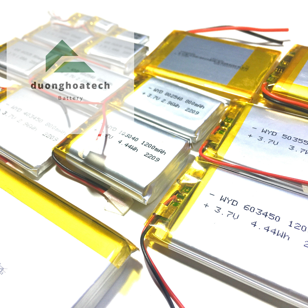 Pin Li-Po Lithium Polymer 3.7V Dung Lượng 3000mAh 9x30x90mm Dùng Cho Tai Nghe Bluetooth Và Thiết Bị Điện Tử