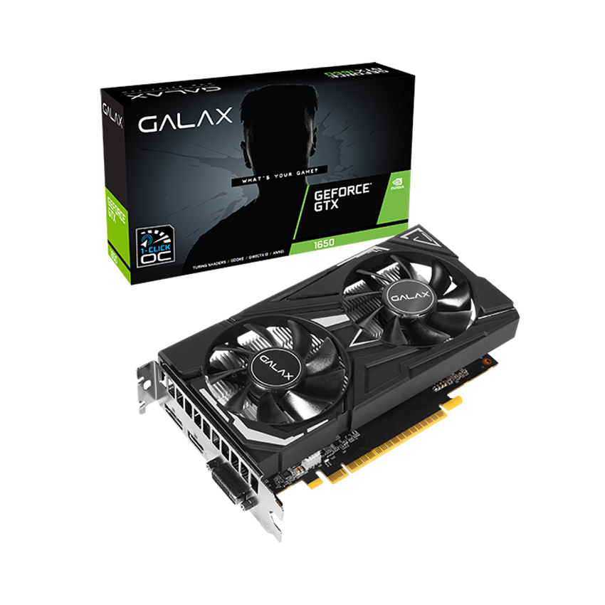 Card màn hình VGA Galax GTX 1650 EX Plus (1 Click OC) 4GB GDDR6 - Chính hãng ( BH 3 năm) | BigBuy360 - bigbuy360.vn