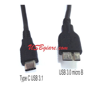 CÁP HDD USB 3.1 TYPE C SANG USB 3.0 MICRO B