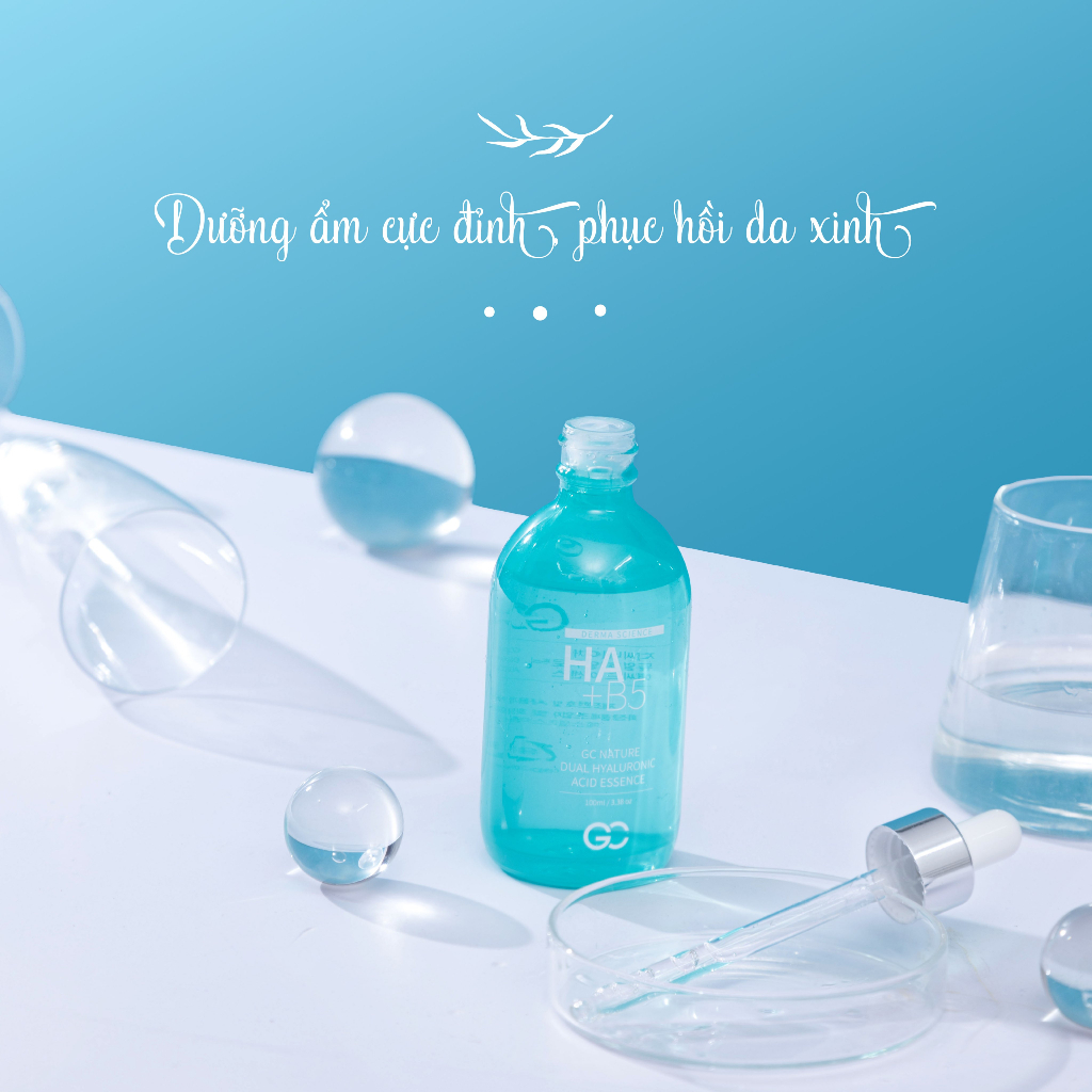 Serum HA + B5 Hồi Phục Và Dưỡng Da Căng Bóng GC Nature 100ml