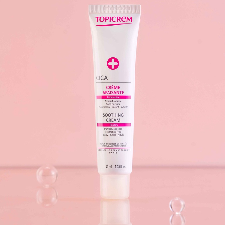 Kem dưỡng phục hồi và làm êm dịu da - TOPICREM Cica Soothing Cream - 40ml