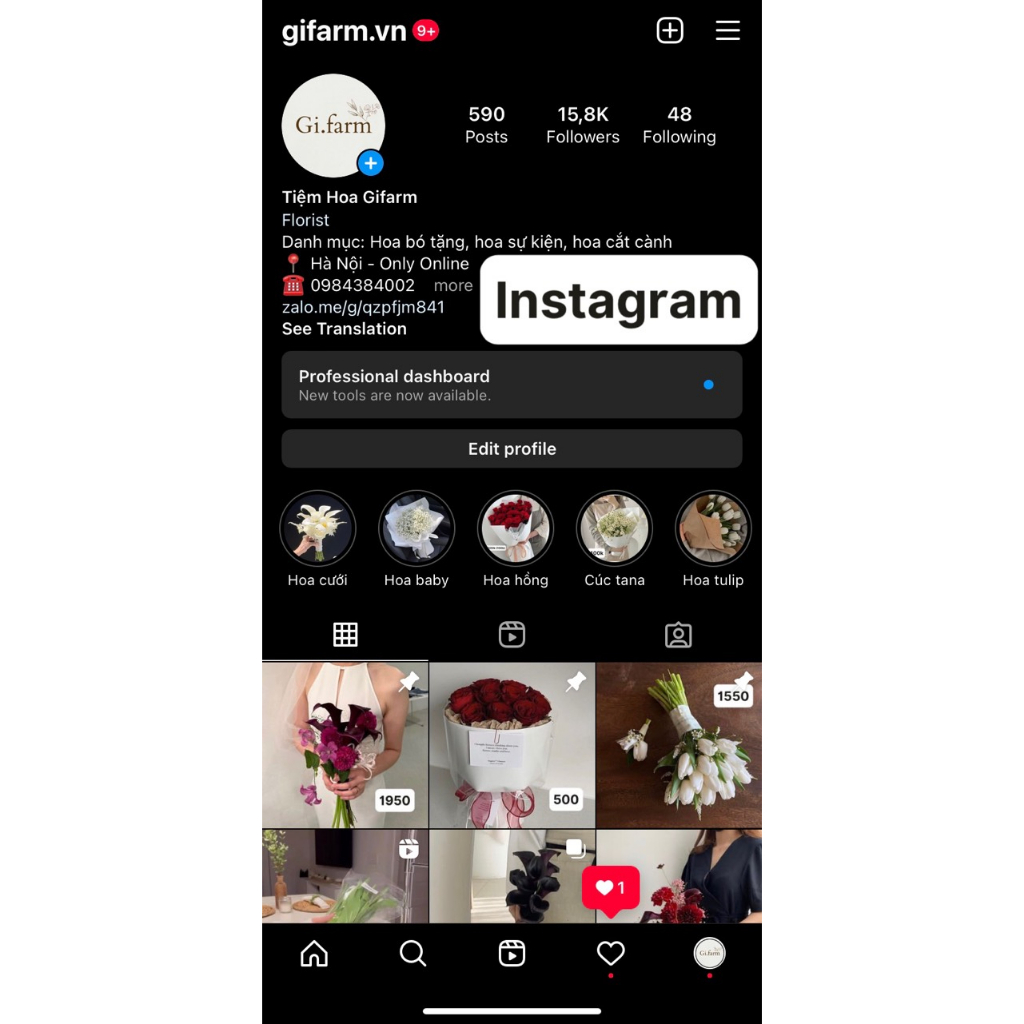 Bó hoa tươi tặng Sinh nhật/ Sự kiện| Ship hỏa tốc |Hoa tươi Gifarm