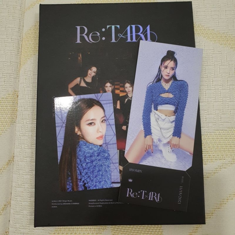Album Re:T-ara card + booklet Hyomin