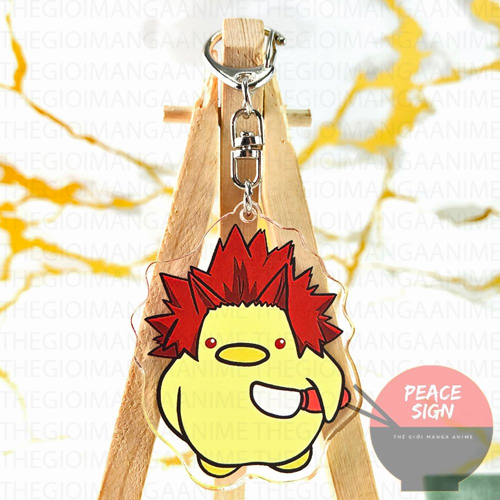 Móc khóa in hình BOKU NO HERO ACADEMIA ver GÀ CON Học Viện Anh Hùng mica acrylic anime chibi độc đáo