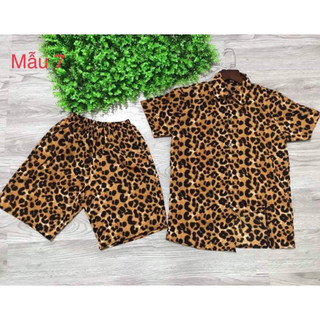 Bộ Đồ Mặc Mùa Hè Chất Lụa Họa Tiết Cực Đẹp