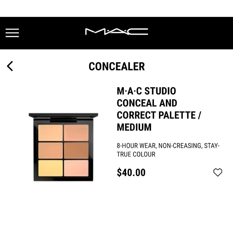 Bảng Che Khuyết Điểm MAC