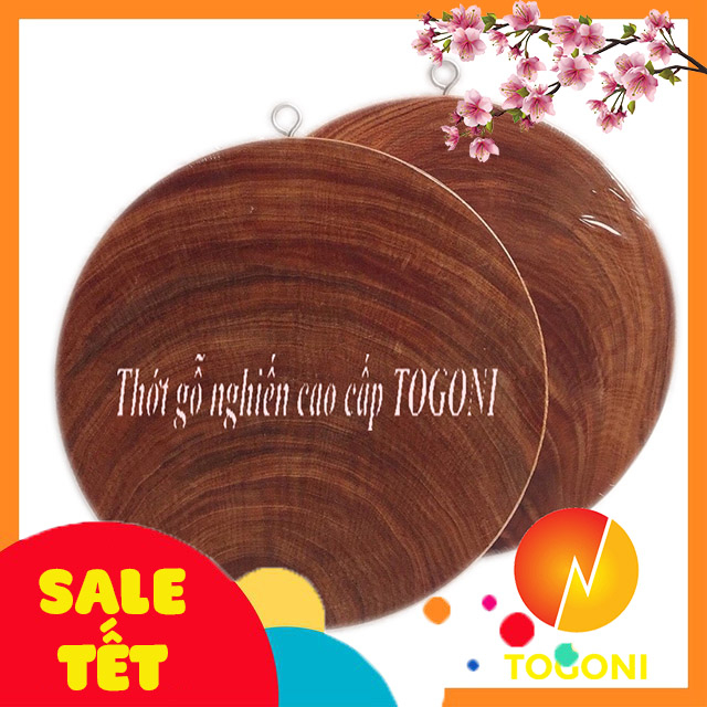 Thớt gỗ nghiến tròn đường kính 29cm - 30cm, Thớt gỗ nghiến tây bắc không tâm, không lên mùn, không nứt nẻ