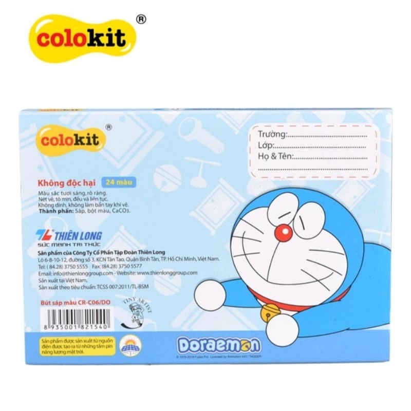 🌈🎨🖍Bút sáp Thiên Long 24 màu🎄🌄🏞