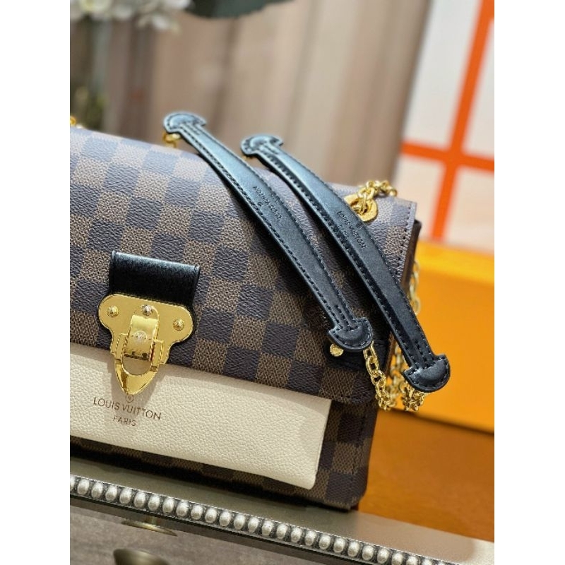 Túi xách nữ cao cấp LV VAVIN sz25cm ô nâu 3 màu (trắng, đỏ, đen)lót da lộn fullbox nam châm xịn sò