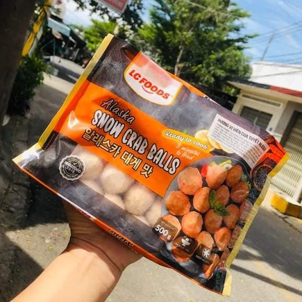(Loại 1) Viên cua tuyết alaska 500gr/1 túi