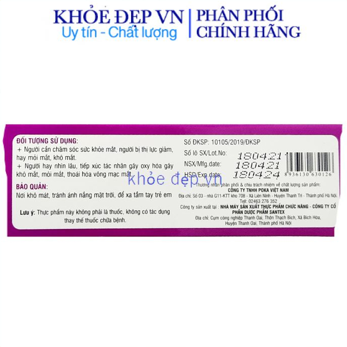 Viên uống bổ mắt EYE PRETTY GOLD hộp 30 viên