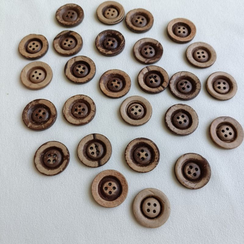 GÓI 20 NÚT DỪA SIZE 2.5CM