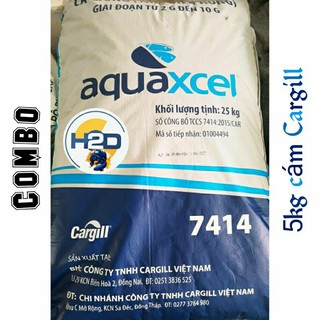 Combo 5kg cám Cargill 7414 cho cá cảnh và làm Mồi câu