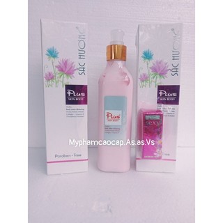 kem body dưỡng trắng da Plus Sắc Hương