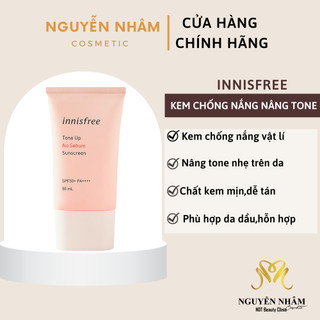 Kem Chống Nắng Innisfree Tone Up No Sebum Sunscreen SPF50+ PA++++