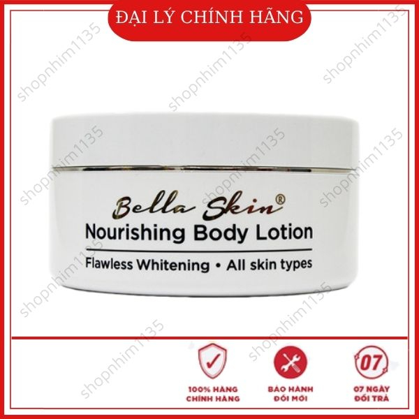 Kem dưỡng thể trắng da toàn thân Bella Skin - Nourishing Body Lotion (200g)