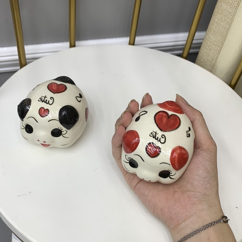 Con heo đất tiết kiệm mini 2023, ống lợn đất size nhỏ dễ thương cute