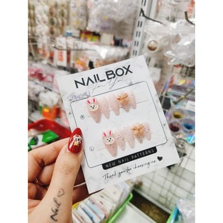 Nailbox thỏ hồng cute