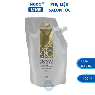 Thuốc duỗi tóc loreal 400ml, thuốc uốn loreal chính hãng