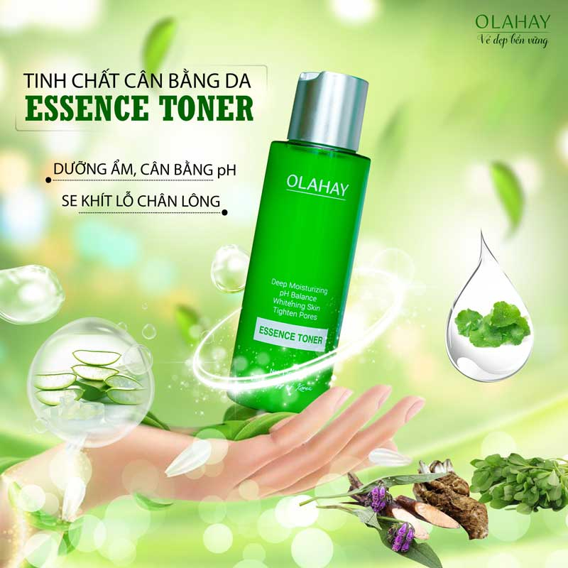 Nước hoa hồng dưỡng ẩm Olahay Essence Toner