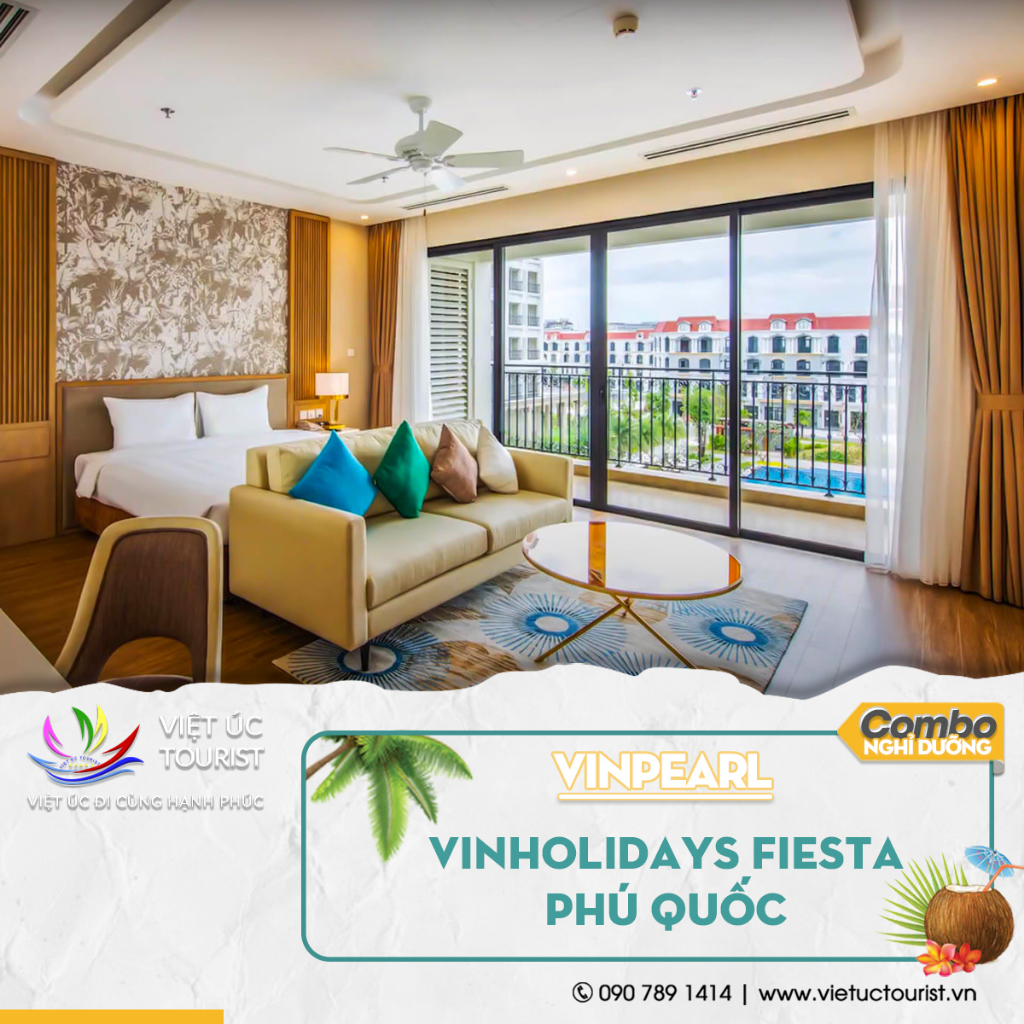Phú Quốc 1 Đêm nghỉ dưỡng tại khách sạn Vinholidays Fiesta | Việt Úc Tourist