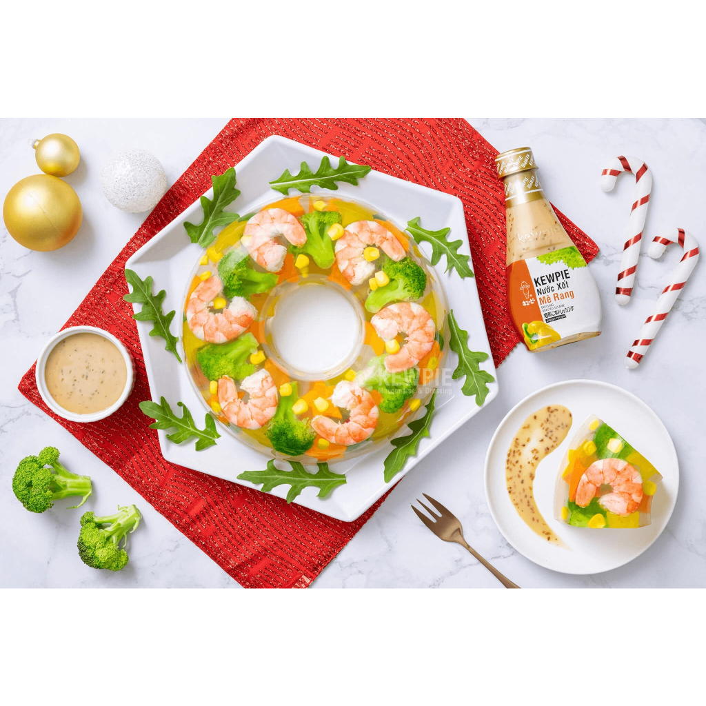 Nước chấm thịt nướng trộn salad - Nước chấm mè rang Kewpie - Foodland