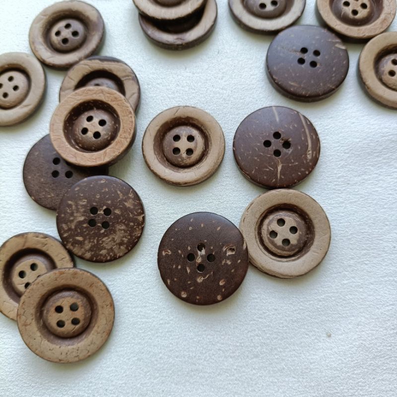 GÓI 20 NÚT DỪA SIZE 2.5CM