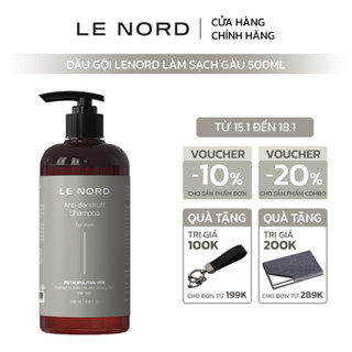 Dầu gội Le Nord giảm gàu dành cho nam giới - Hương thanh mát 500ml
