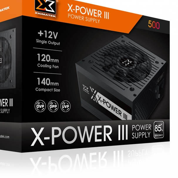 Nguồn XIGMATEK X-POWER III X-500 - 450w New chính hãng 100%