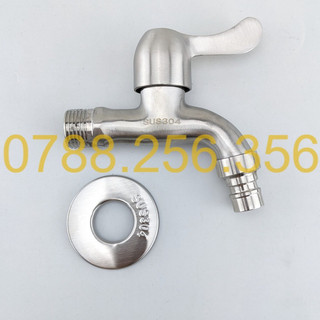 Vòi Hồ inox SUS 304,Vòi Gắn máy giặt