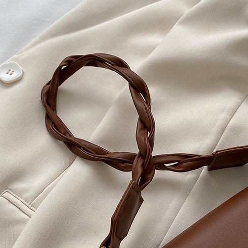 Túi xách nữ đeo vai thời trang nữ thanh lịch da vân nắp gài