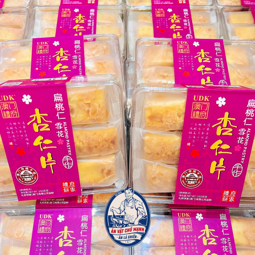 Bánh Phủ Hạnh Nhân Macau UDK