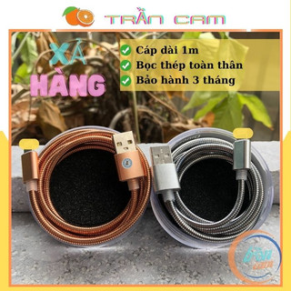 Cáp sạc bọc thép cho điện thoại iphon 5/6/7/8/X