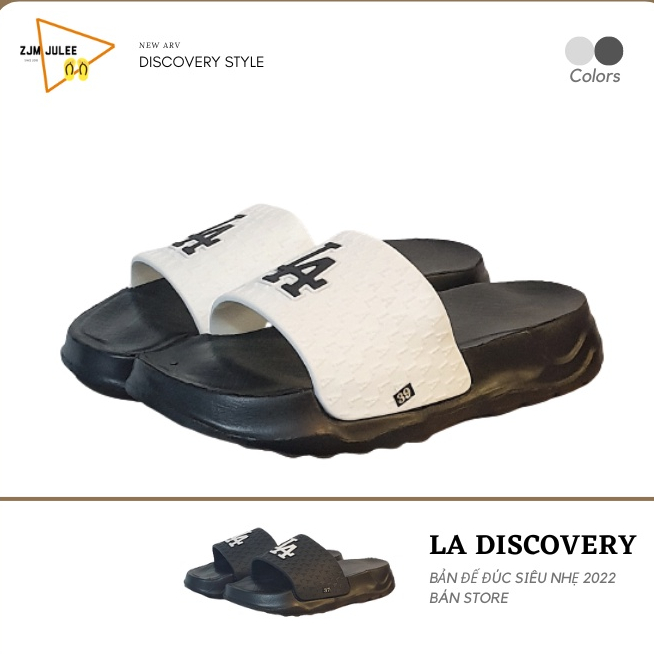 Dép quai ngang nữ LA-Discovery đế cao trendy - dép nữ thời trang chuẩn store