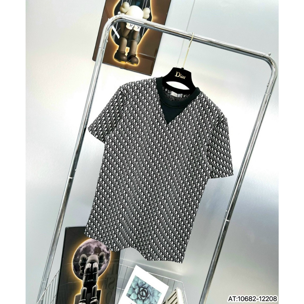 Áo thun nam DIO họa tiết phối phong cách trẻ trung chuẩn form