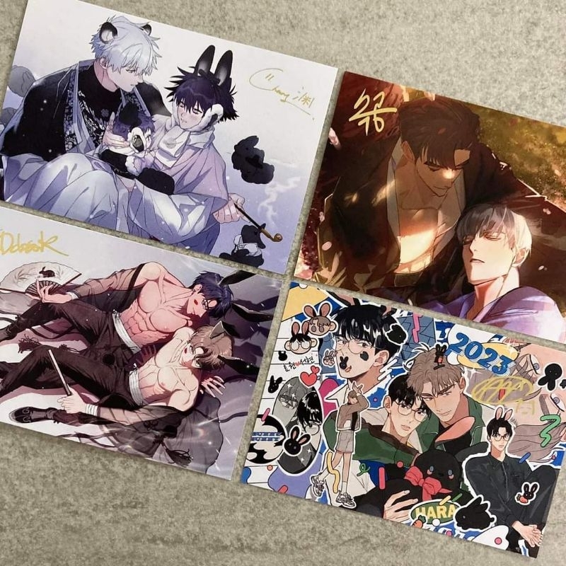 Poster lịch khổ A4 card ảnh postcard chính hãng Webtoon