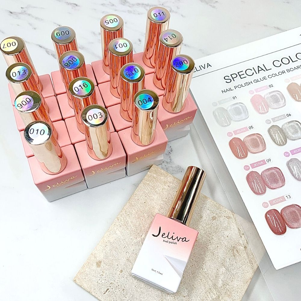 Set sơn gel thạch nhũ JELIVA 16 màu