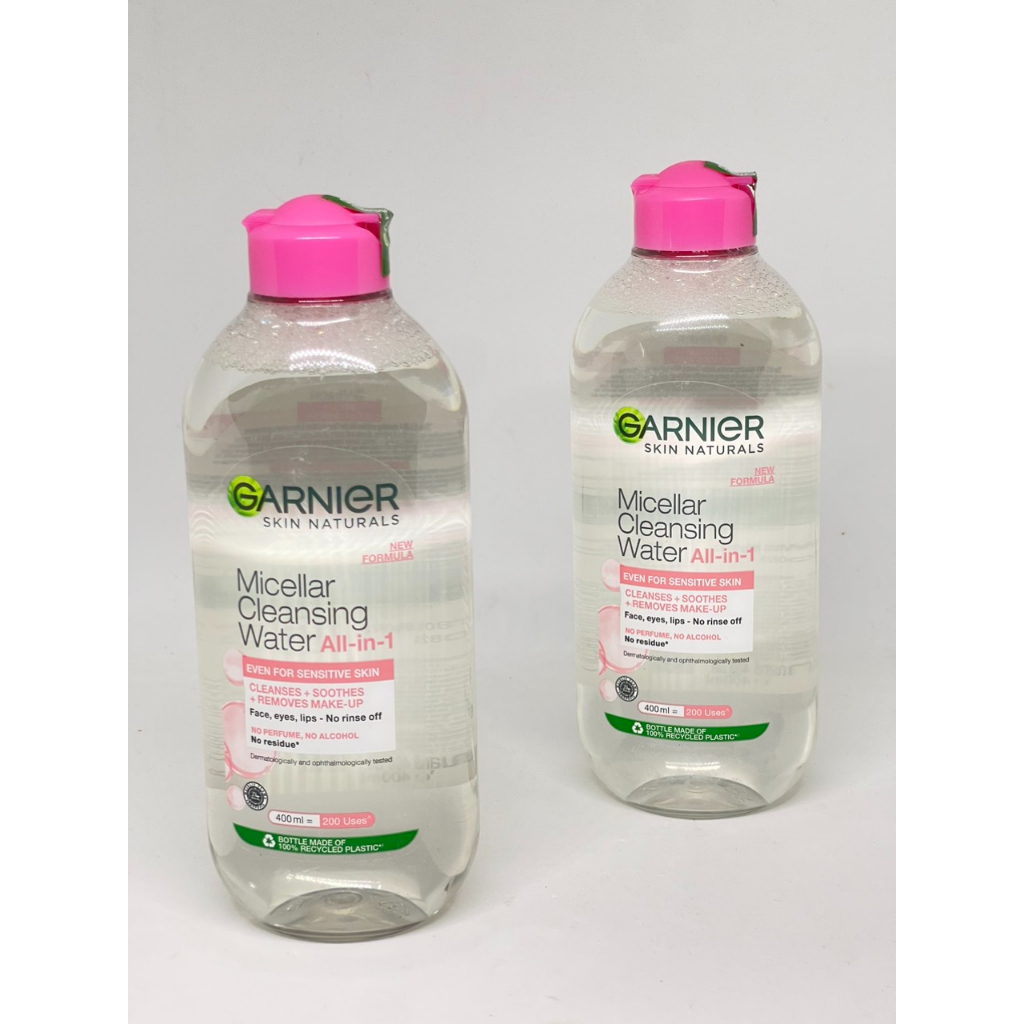 Nước Tẩy Trang Micellar Garnier Hồng/ Vàng/ Xanh Skinactive Cleansing Water 400Ml