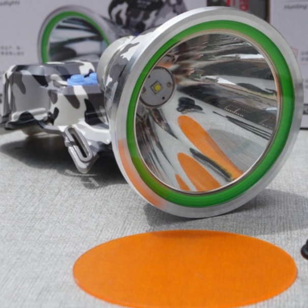 Đèn pin đội đầu đèn soi bắt côn trùng ếch nhái cào cào siêu sáng siêu xa pin trâu MTMAX E10