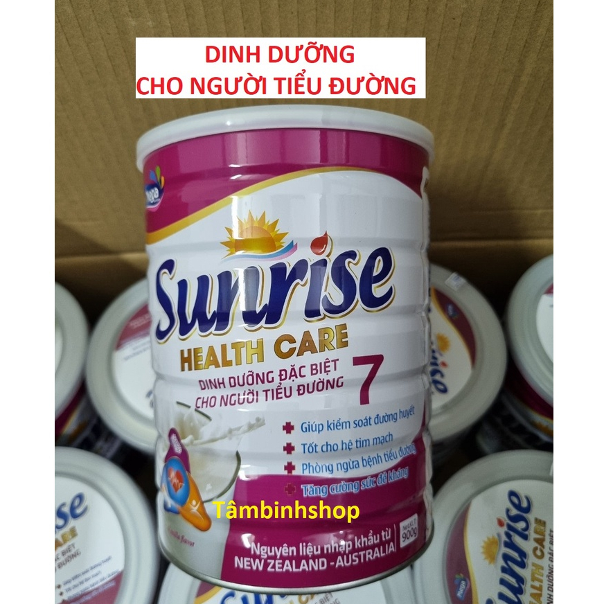 Sữa dinh dưỡng dành cho người tiểu đường Sunrise Health Care. HSD 2025