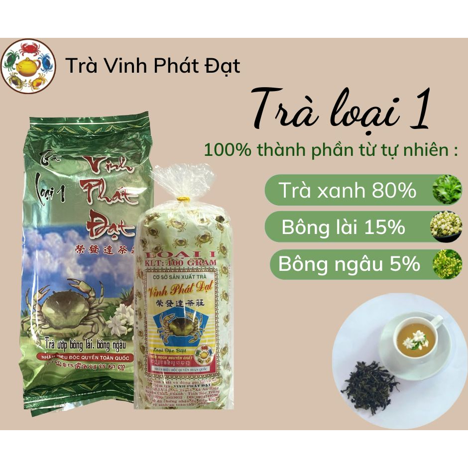 Hiệu Con Cua - Gói 100Gr & 500Gr