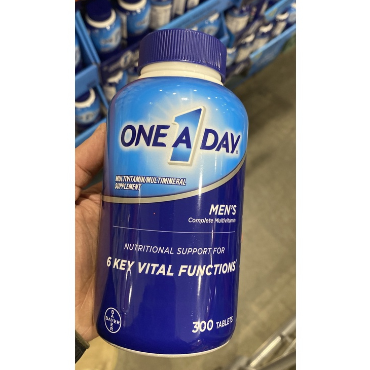 Vitamin Tổng Hợp One A Day Dành Cho Nam Nữ Giới Dưới 50 Tuổi _300 Viên-Hàng Mỹ chính hãng